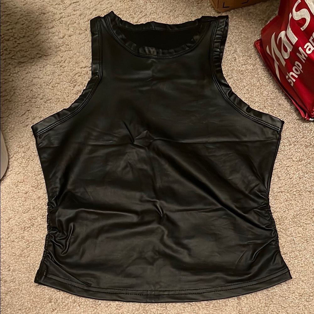 Black Sleeveless Women's Top
